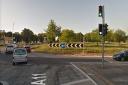 Fiveways roundabout at Barton Mills (Picture: Google Street View)