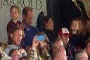 The Duke and Duchess of Cambridge along with Prince George and Princess Charlotte spotted during the Premier League match at Carrow Road, Norwich. Picture by Paul Chesterton/Focus Images Ltd.