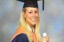Angela Davey on her graduation day in 2003. Picture: Courtesy of family archive