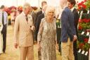 Peinc Charles and the Duchess of Cornwall at the Sandringham Flower Show  Picture: Ian Burt