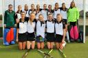 The Harleston Magpies Under-14 team who made progress in the England Hockey Championships by beating Ipswich 7-1. The Under-16 boys and girls also went through comfortably with respective wins over Bishop's Stortford (13-0) and Pelicans (16-0) while the U