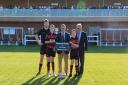 England's Tom Youngs officially opened Wymondham Rugby Club's new home at Barnard Fields Picture: CHARLOTTE HAMMOND