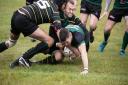 North Walsham's Rob King has his eye on the try-line during his side's big win over Old Priorians Picture: HYWEL JONES