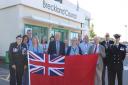 Breckland Council marked Merchant Navy Day with a special flag raising ceremony. Picture: Supplied by Breckland Council.