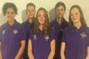 West Norfolk Swimming Club 2018 British Championships qualifiers: Roxanne Uys, Alex Florance, Lara Grace Mount, Luke Bryan, Molly Lee. Picture:  Sarah Vanderloo