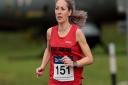 Debbie Schwarz was the first female home at RAF Marham Flyers New Year's Eve 10k. Picture: Tony Pain