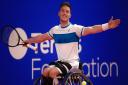 Alfie Hewett celebrates another victory. Picture: Tennis Foundation