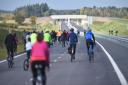 A stretch of the NDR was open to cyclists ahead of the opening to motorists.
Picture: ANTONY KELLY