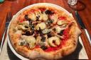 Pollo pizza at Oakfired Pizza. Photo: Kaye Nichols/Oakfired Pizza
