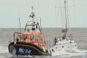 Lowestoft Lifeboat, Patsy Knight, tows the Dutch yacht back into Lowestoft. Pictures: Mick Howes