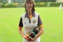 Brenda Whitehead has won the Norfolk County Womens four-wood singles title for the fifth time. Picture: Rebecca Field