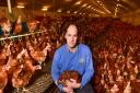 Free-range egg producer Alaistaire Brice, owner of Havensfield Happy Hens.