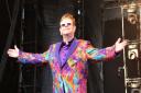 Elton John performing at Portman Road football ground.  Picture: SEANA HUGHES