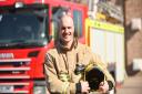 Firefighter Dean Macey is organising a fire safety poster competition for children. Picture: Ian Burt