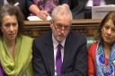 Labour leader Jeremy Corbyn listens as Chancellor of the Exchequer Philip Hammond makes his Budget statement to MPs in the House of Commons. PA Wire