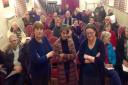 Residents at Marlingford Village Hall gathered to oppose proposals for the Easton Food Enterprise Zone. Picture: Luke Powell