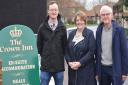 LibDem candidate Marion Millership was joined on the campaign trail by North Norfolk MP Norman Lamb and Cromer Mayor Tim Adams.