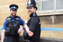 PCSO Joseph Clark, left, and PC Graham Green, who are being honoured by the Royal Humane Society after helping to resuscitate a man who collapsed. Picture: DENISE BRADLEY