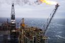 A North Sea oil platform. Picture: Danny Lawson/PA Wire