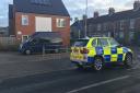 Police at the address at Magpie Road in Norwich where a man was arrested on suspicion of an attempted murder in Ipswich