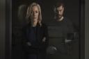 Photo from The Fall. Pictured: Paul Spector (JAMIE DORNAN) and DSI Stella Gibson (GILLIAN ANDERSON).Picture: PA Photo/BBC/Des Willie