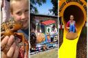 Go Outdoors, Norfolk Children's activities: Crabbing in Wells, the train at Wroxham Barns and children playing at Pettitts.