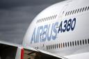 An Airbus A380 at the Farnborough International Air Show. Picture: Andrew Matthews/PA Wire