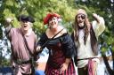 Wells Pirate Festival. Pictured are (from left) Joyce Trett, Kate Taylor-Nevill and Dave Barber. Picture: Ian Burt