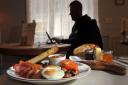 The Fry Up Inspector, the anonymous blogger who has reviewed more than 300 fry-ups in Norwich and across the country, at Pandora's Kitchen. Picture: Simon Finlay