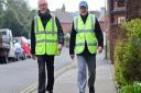Active Norfolk walking group members Laurie Rainger, left, and Barry Tapp.Picture: ANTONY KELLY