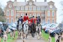 The West Norfolk Foxhounds Boxing Day hunt at Raynham Hall led by master of the hunt Charles Carter. Picture: Ian Burt