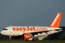 EasyJet passenger plane at Stansted Airport in Essex, as the airline said the Paris terror attacks will have a minimal impact on the budget airline as 