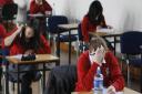 Students sitting an exam. Photo: Niall Carson/PA Wire