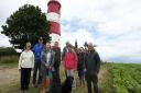 The trustees of the Happisburgh lighthouse ahead of the weekend celebrations marking 25 years of independence from Trinity House. Picture: MARK BULLIMORE