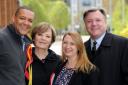 Copyright   Albanpix.com-Picture by Alban DonohoeDaily Mirror ExclusiveTV Cook and   Norwich City Fan Delia Smith  and her mother Etty Smith have pledged their allegiance to Labour Party in the May 2015 electionsNorwich  Labour candidates Clive Lewis and 