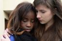 Mental health. Pictured: A woman consoled by her friend. Picture: Newscast Online