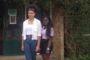 Esther Oyewole (right)  and Alex Animba (left) are students at Wymondham College
