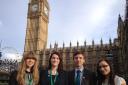 Norfok MYPs attended a debate in the House of Commons in November 2013