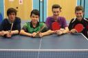 Wensum I team from Division 3: Will Mayhew, Daniel Marche, Tim Marrison, Nathan Downes. Picture: Michelle Savage