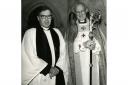 Obit Rev Richard Page with Bishop of Norwich Rt Rev Maurice Wood