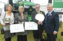 Easton & Otley College triumph at Suffolk Show, pictured with the judge John Purling.