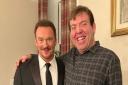 Scott Greengrass met Russell Watson during the interval at his show in Norwich on Friday night.