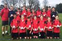 St Martins year seven boys' team face the camera after their County Schools Cup final success (pic: Essex FA)