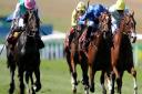 Best Solution ridden by Pat Cosgrave (centre) wins The Princess of Wales's Arqana Racing Club Stakes at Newmarket. Picture: PA SPORT
