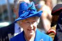 The Queen on a visit to Newmarket