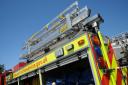 A fire broke out in Quidenham on Monday
