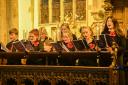 Broadland Youth Choir performing at the 2022 EDP Carols for Christmas concert at St Peter Mancroft Church