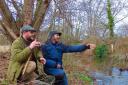 James Buckley, a river keeper on the Test, and Norfolk’s Robbie Northman have fun just fishing. It’s not what you catch but how you do it that matters