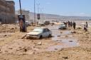 Damage from flooding is seen in Derna, Libya, on Wednesday (Yousef Murad/AP)