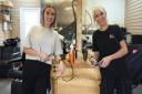 Elize Lappage and her mother Michelle have opened Midgard Barbers